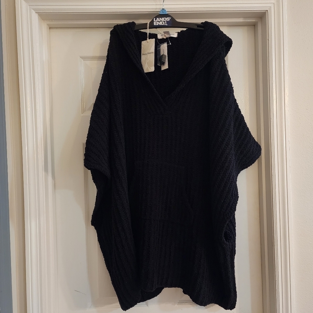Tommy Bahama Oversized Hooded Poncho-S/M - Picture 3 of 13